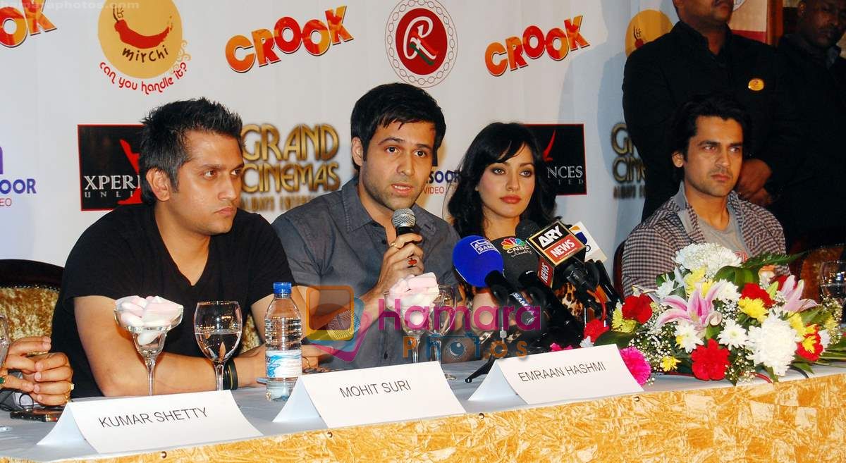 MOHIT SURI, EMRAAN HASHMI, NEHA SHARMA AND ARJAN BAJWA AT THE PREMIERE